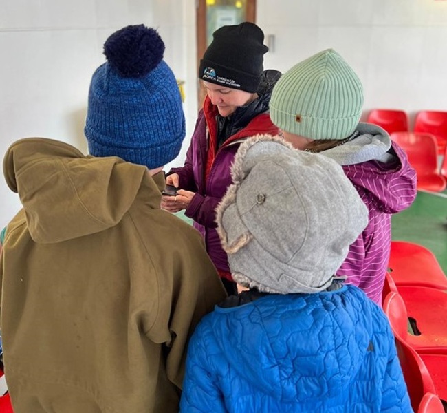 Carbost Primary pupils learn to record data