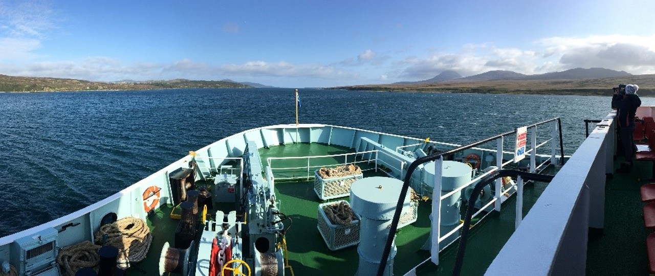 View from MV Hebridean Isles sailing to Islay