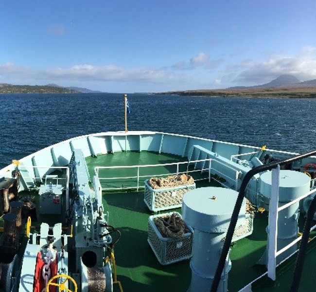 View from MV Hebridean Isles sailing to Islay