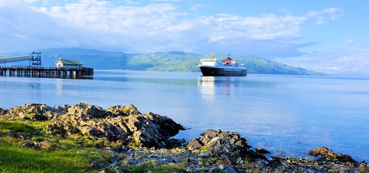 MV Isle of Mull coming into Craignure