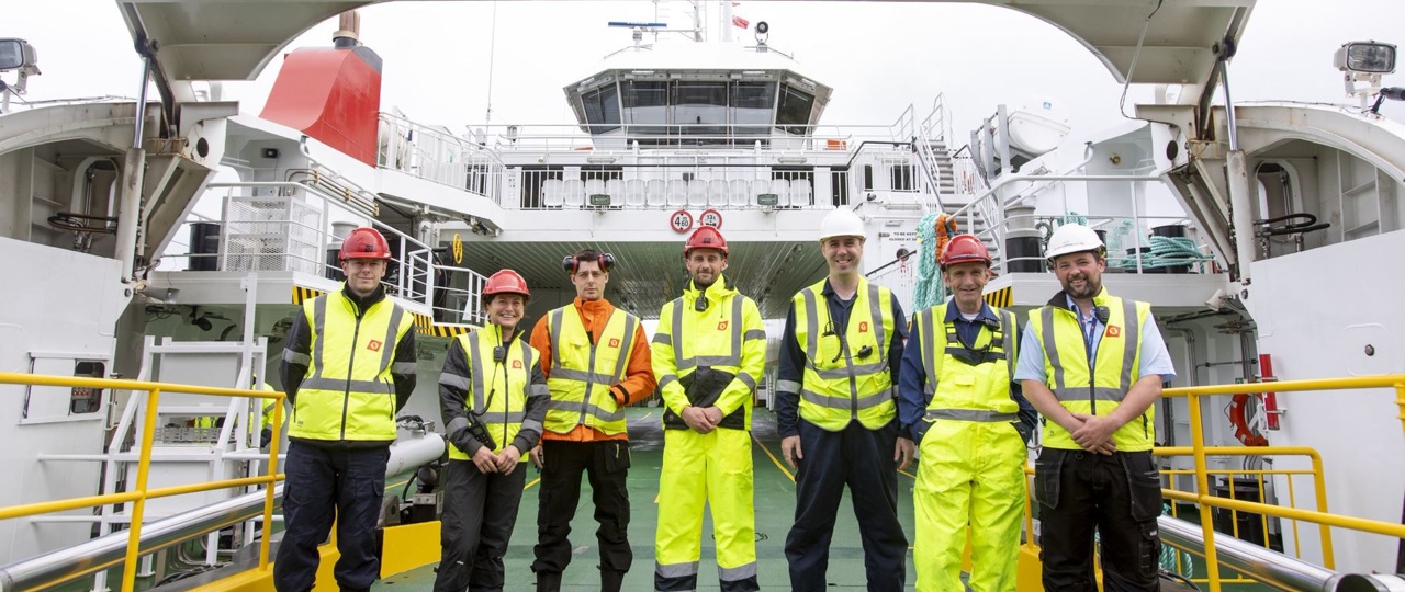 MV Loch Frisa crew members