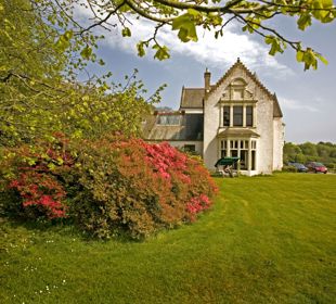 A view of Achamore House and Gardens on Gigha