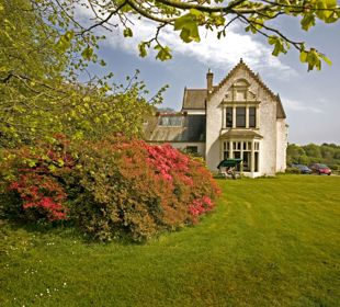 A view of Achamore House and Gardens on Gigha