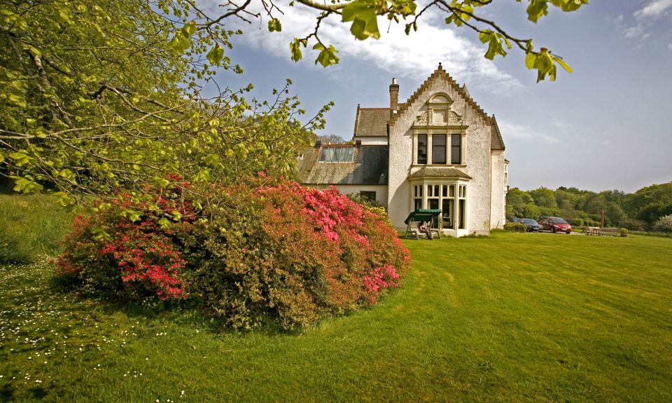 A view of Achamore House and Gardens on Gigha