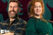 Decorative image - Showing the two presenters of the CalMac Podcast