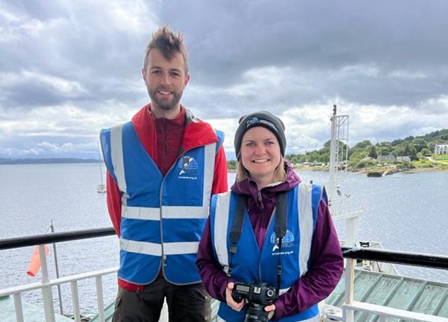ORCA Ocean Conservationists Peter and Jess