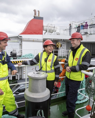 MV Loch Frisa crew members