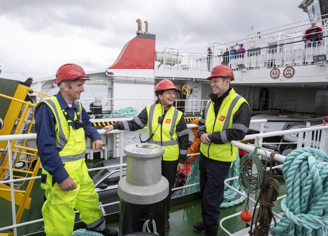 MV Loch Frisa crew members