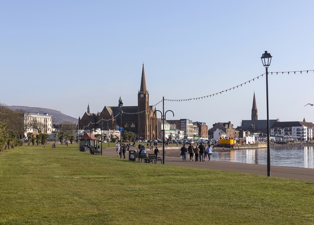 Largs on a busy summer's day