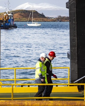 Oban Port staff