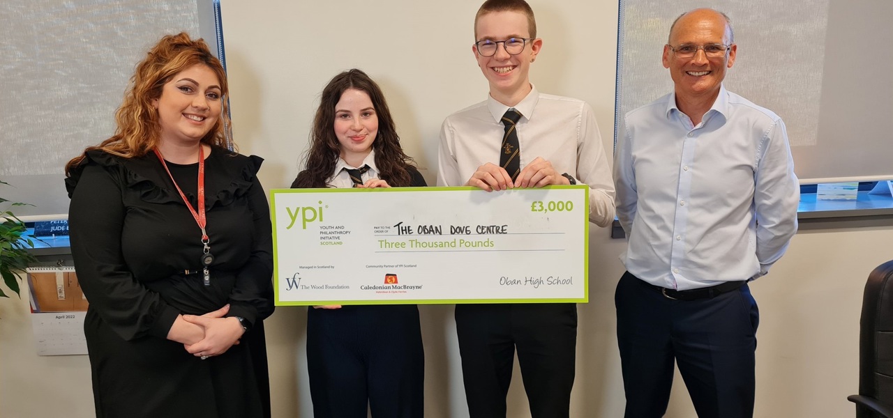 YPI Oban High's Winning Team