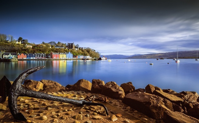 The colourful village of Tobermory on Mull