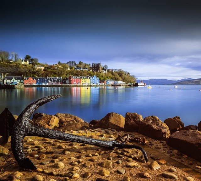 The colourful village of Tobermory on Mull