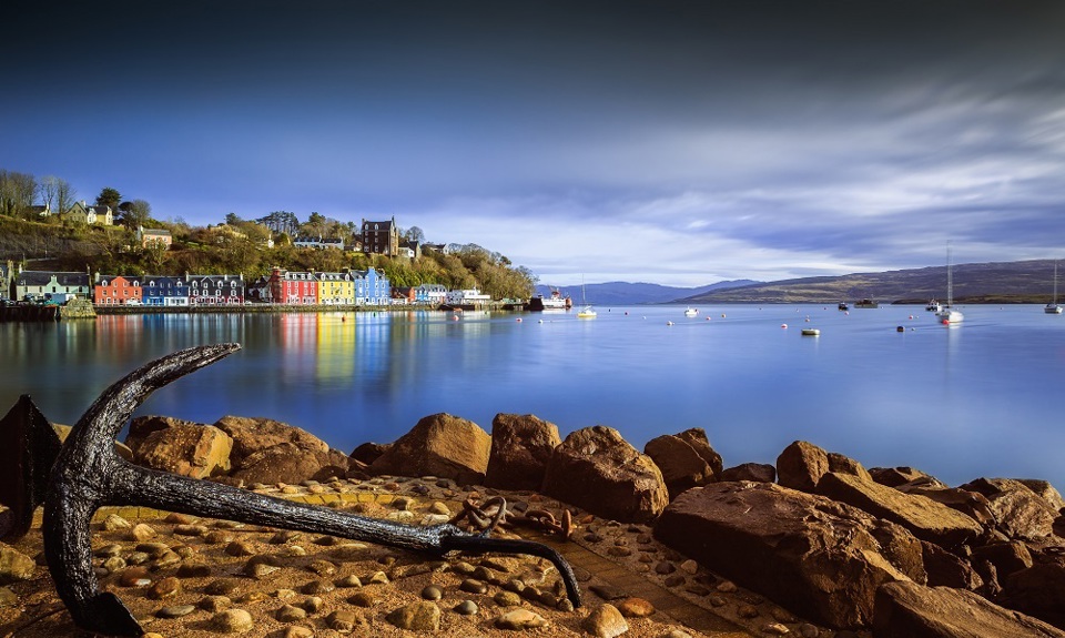 The colourful village of Tobermory on Mull
