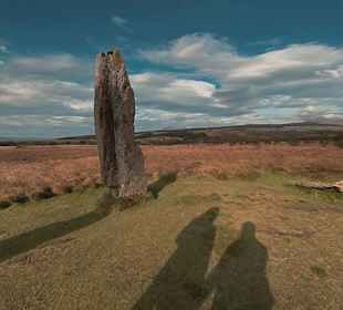 Ancient standing stone on Arran