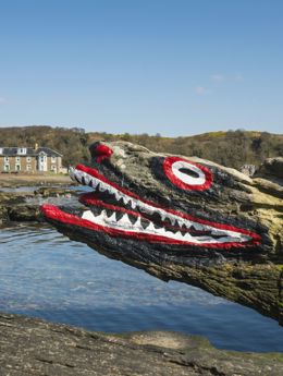 "Crocodile Rock" - Rock formation at Millport seafront - close up