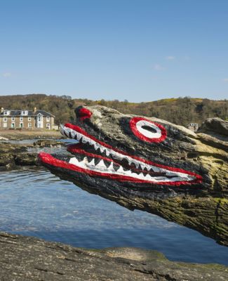 "Crocodile Rock" - Rock formation at Millport seafront - close up