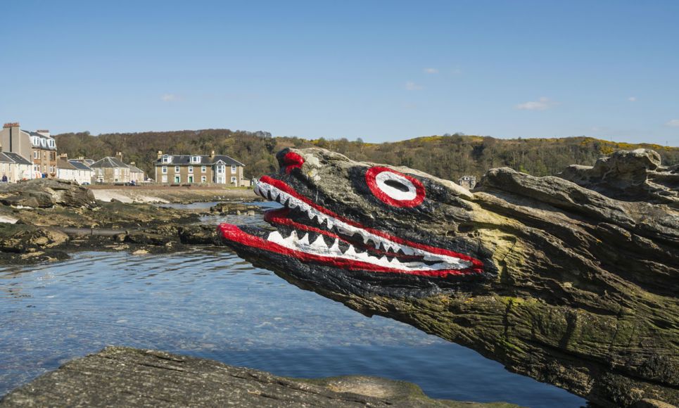 "Crocodile Rock" - Rock formation at Millport seafront - close up