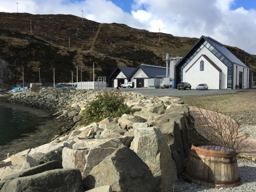 exterior of Isle of Harris Distillery