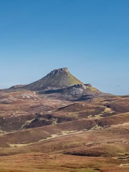 Dun Caan, the rocky peak on the Isle of Raasay
